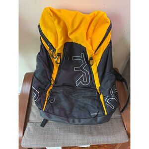 TYR Alliance 45L Yellow And Black Sports Backpack LATBP45